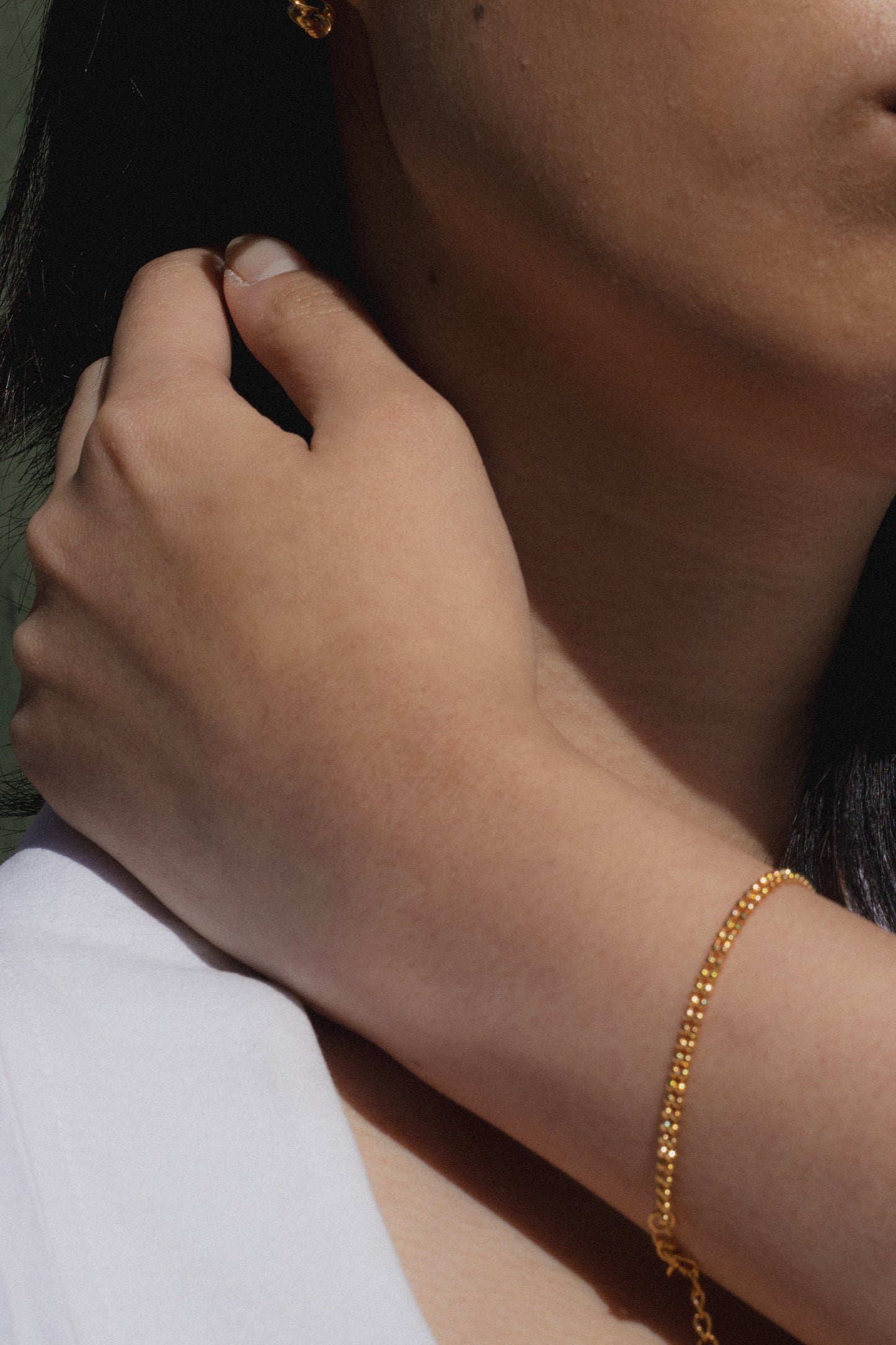 Twin Flat Balls Bracelet