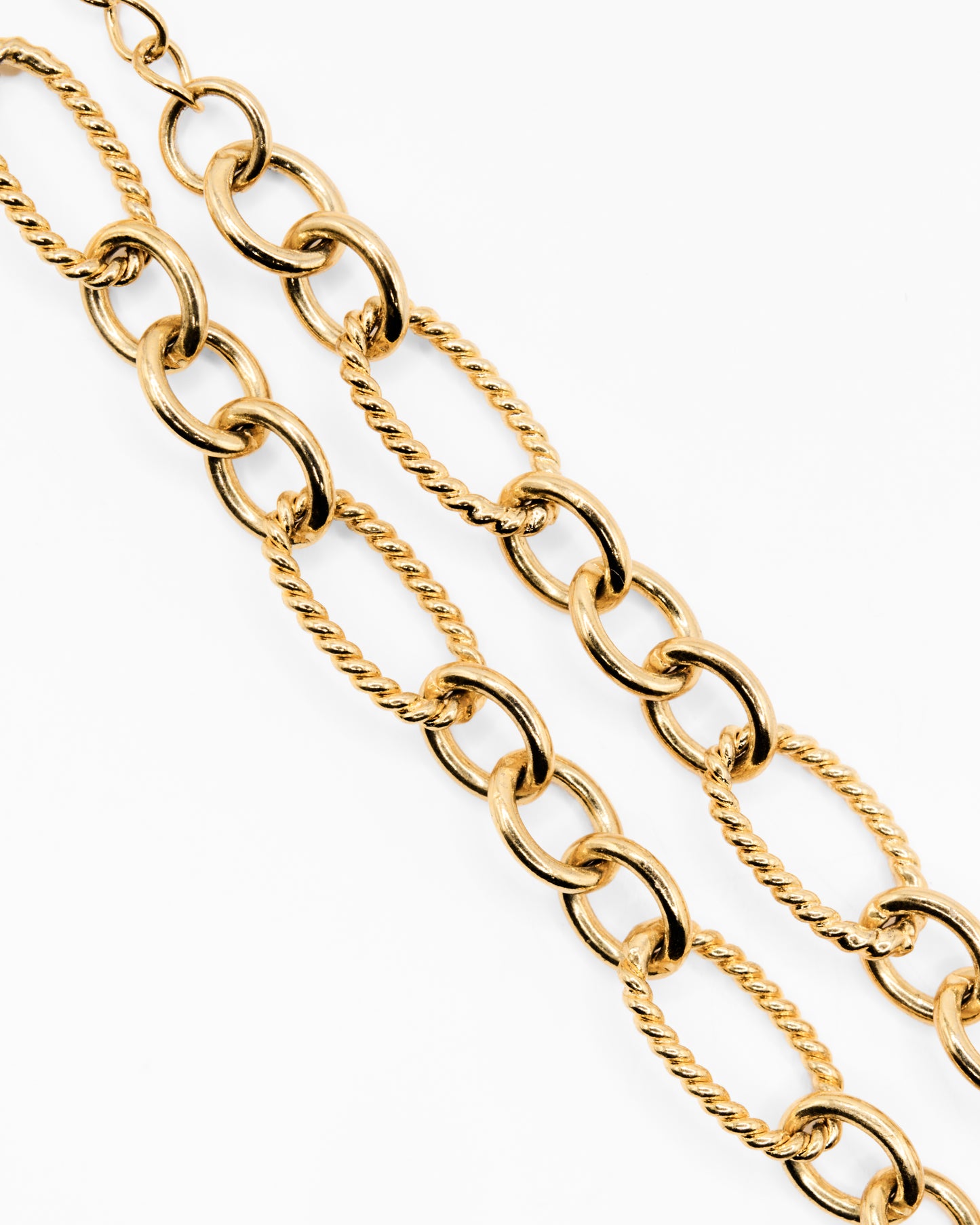 Kira Bracelet | Sculpted Oval Link Chain