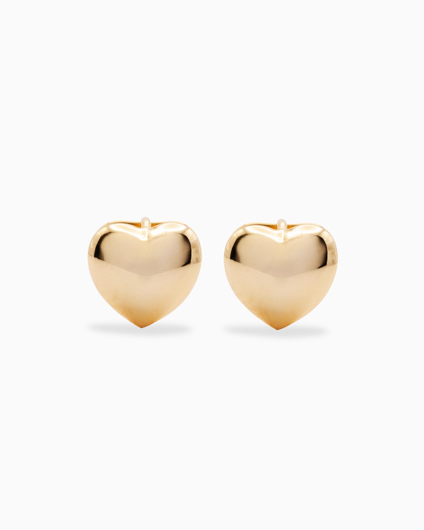 Full Heart Huggie earrings