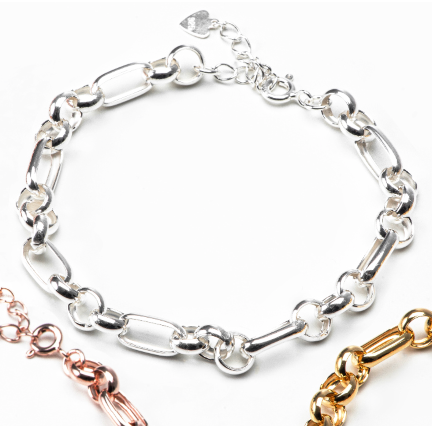 Della Bracelet | Oval Link Chain