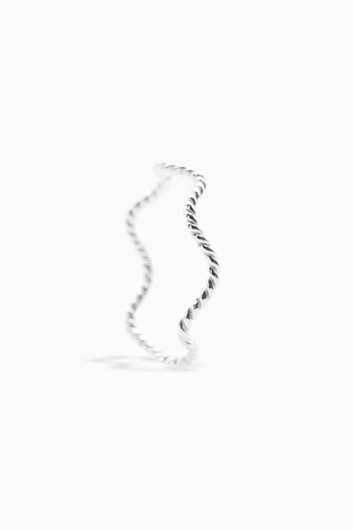 Make a Wave - Thin Sculpted Wave Ring