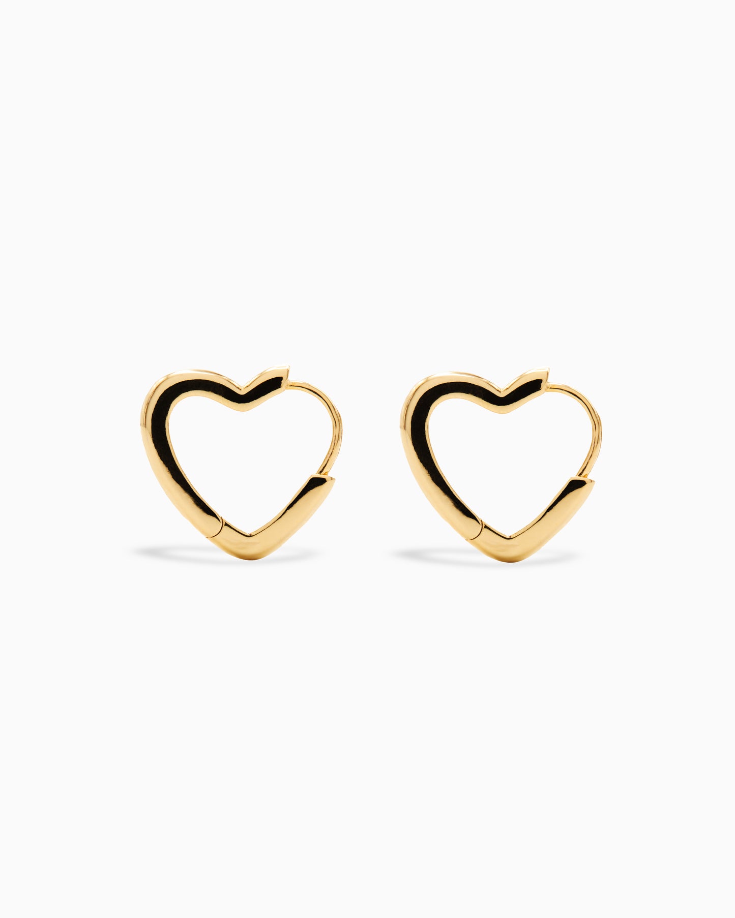 Simple Heart Huggie Earring