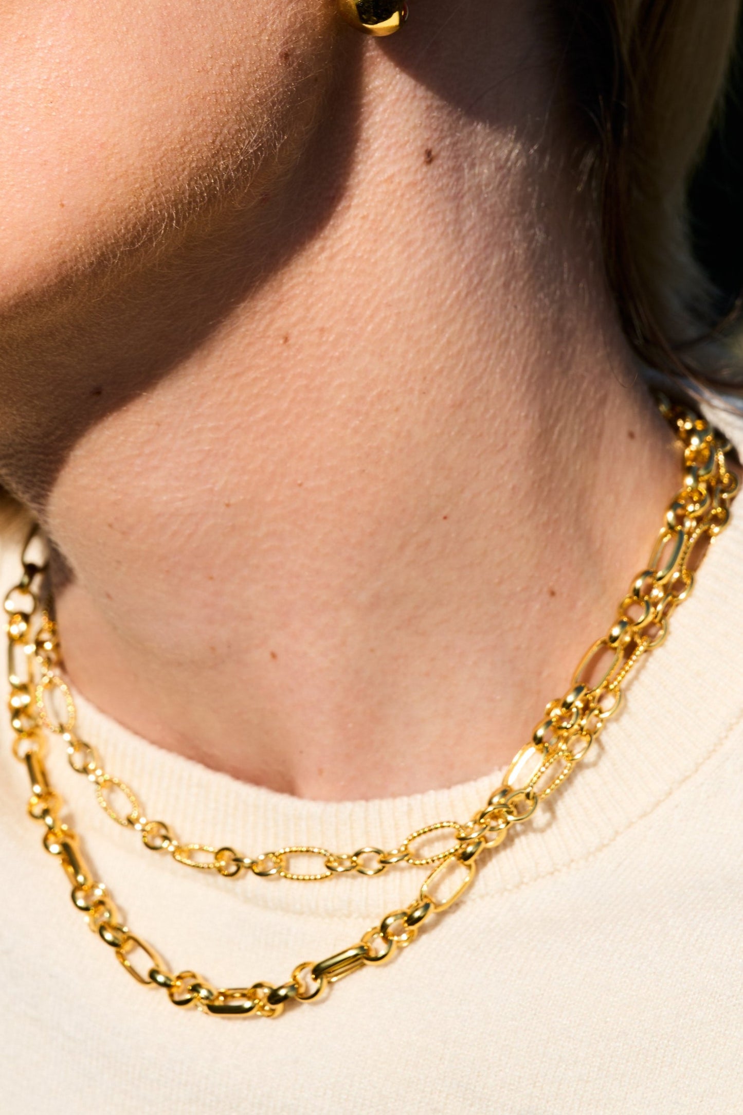 Della Necklace | Oval Link Chain