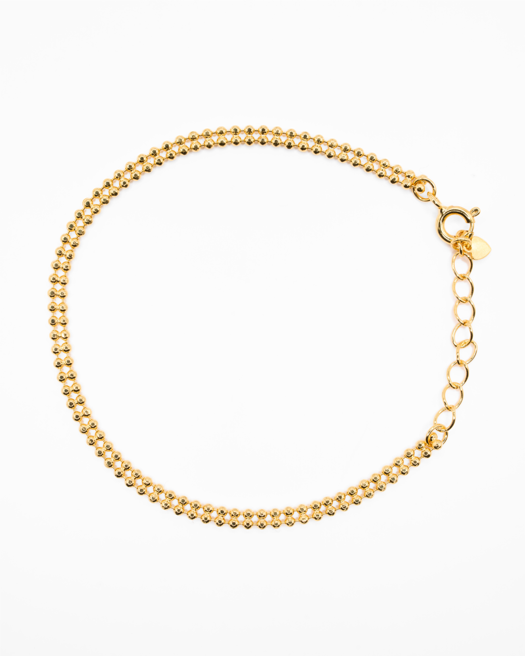 Twin Flat Balls Bracelet