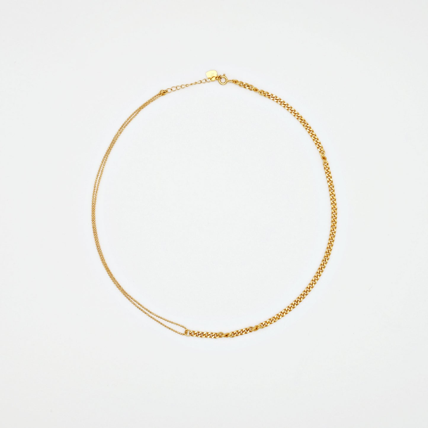 everyday minimal dainty jewelry gold vermeil dalhaejewelry timeless style capsule wardrobe staple minimalist fashion staple link chain necklace