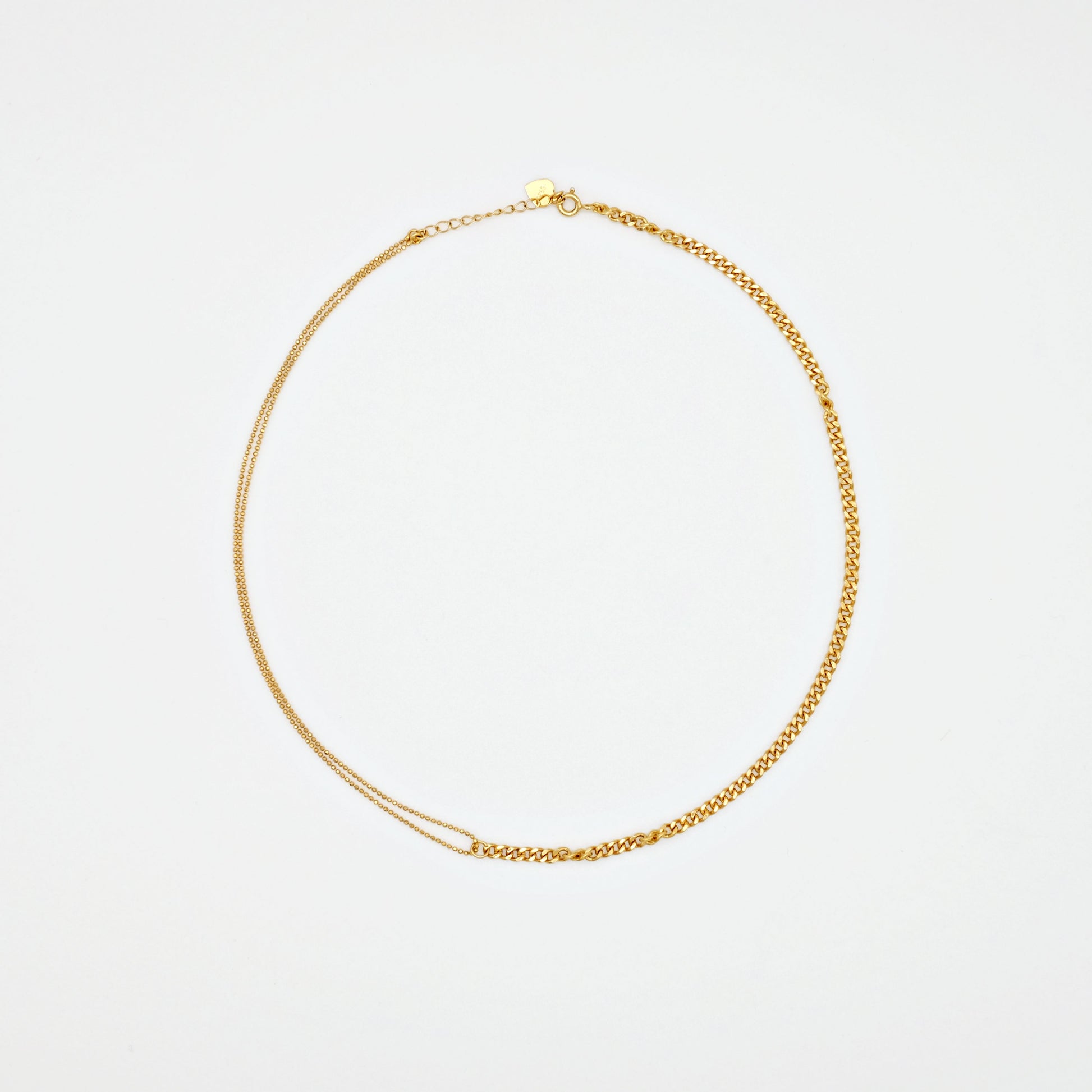 everyday minimal dainty jewelry gold vermeil dalhaejewelry timeless style capsule wardrobe staple minimalist fashion staple link chain necklace