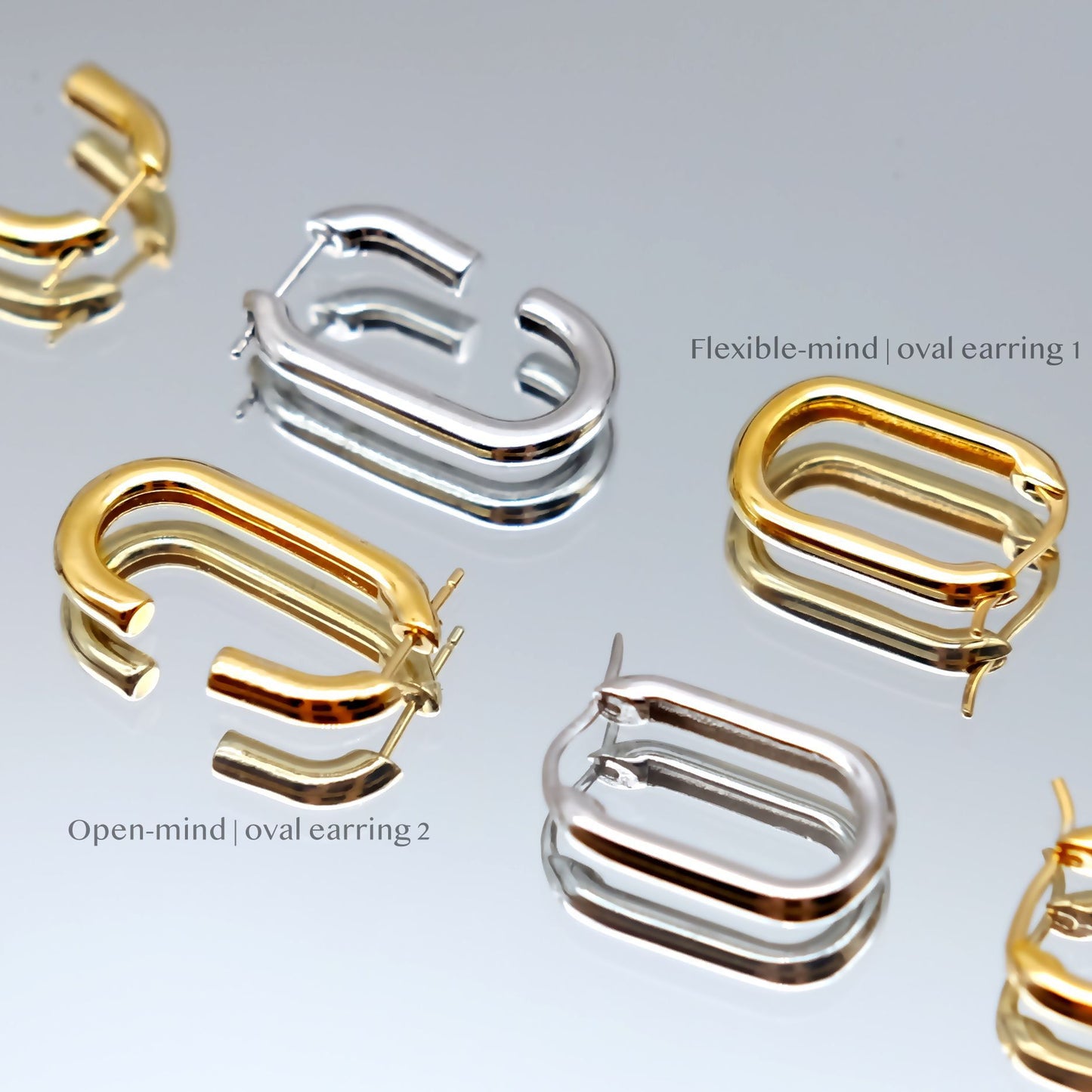 everyday minimal dainty jewelry dalhaejewelry timeless style capsule wardrobe staple minimalist fashion staple link oval hoop earring sterling silver gold vermeil