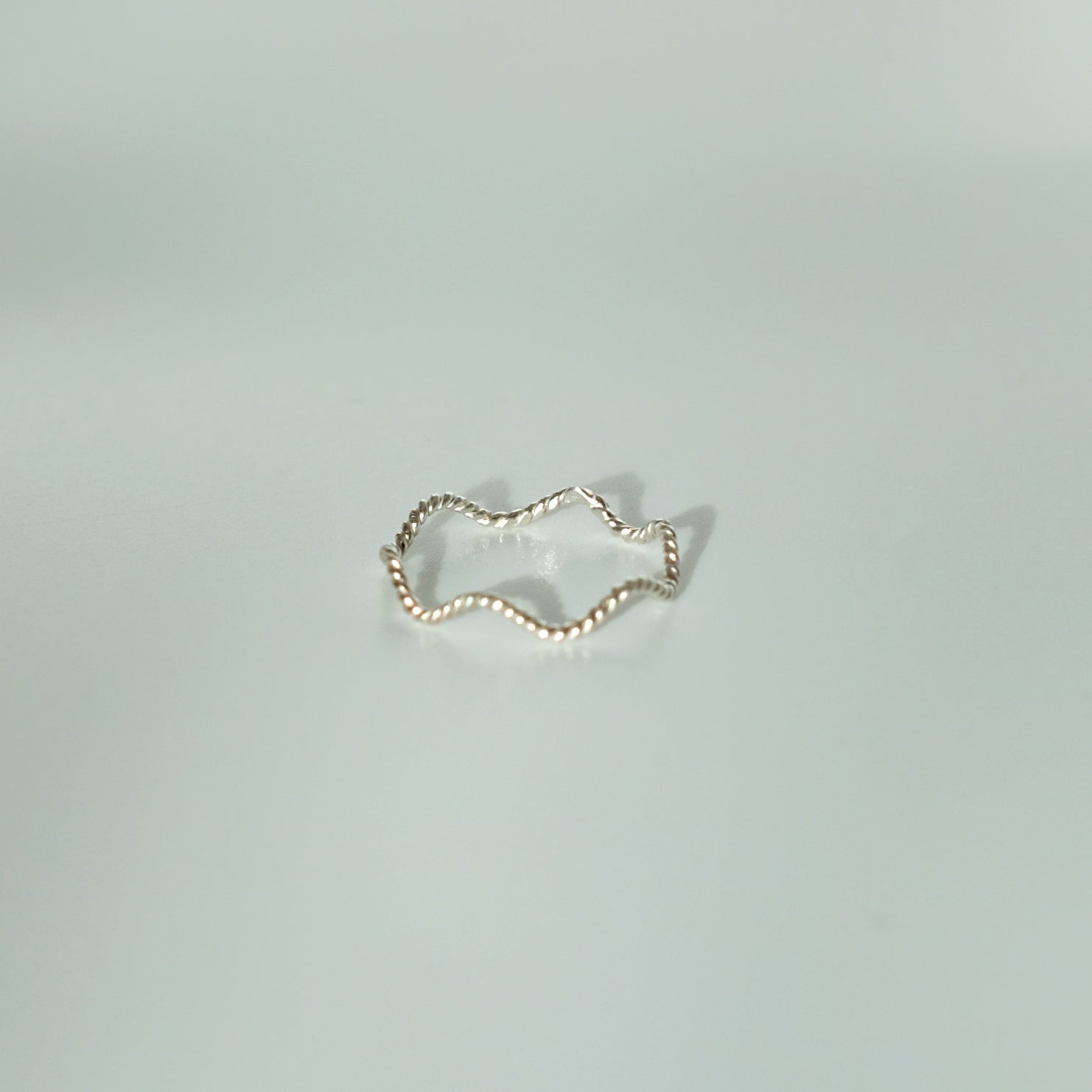 everyday minimal dainty jewelry gold vermeil dalhaejewelry timeless style capsule wardrobe staple minimalist fashion staple stackable ring delicate ring everyday ring wave rings sterling silver  