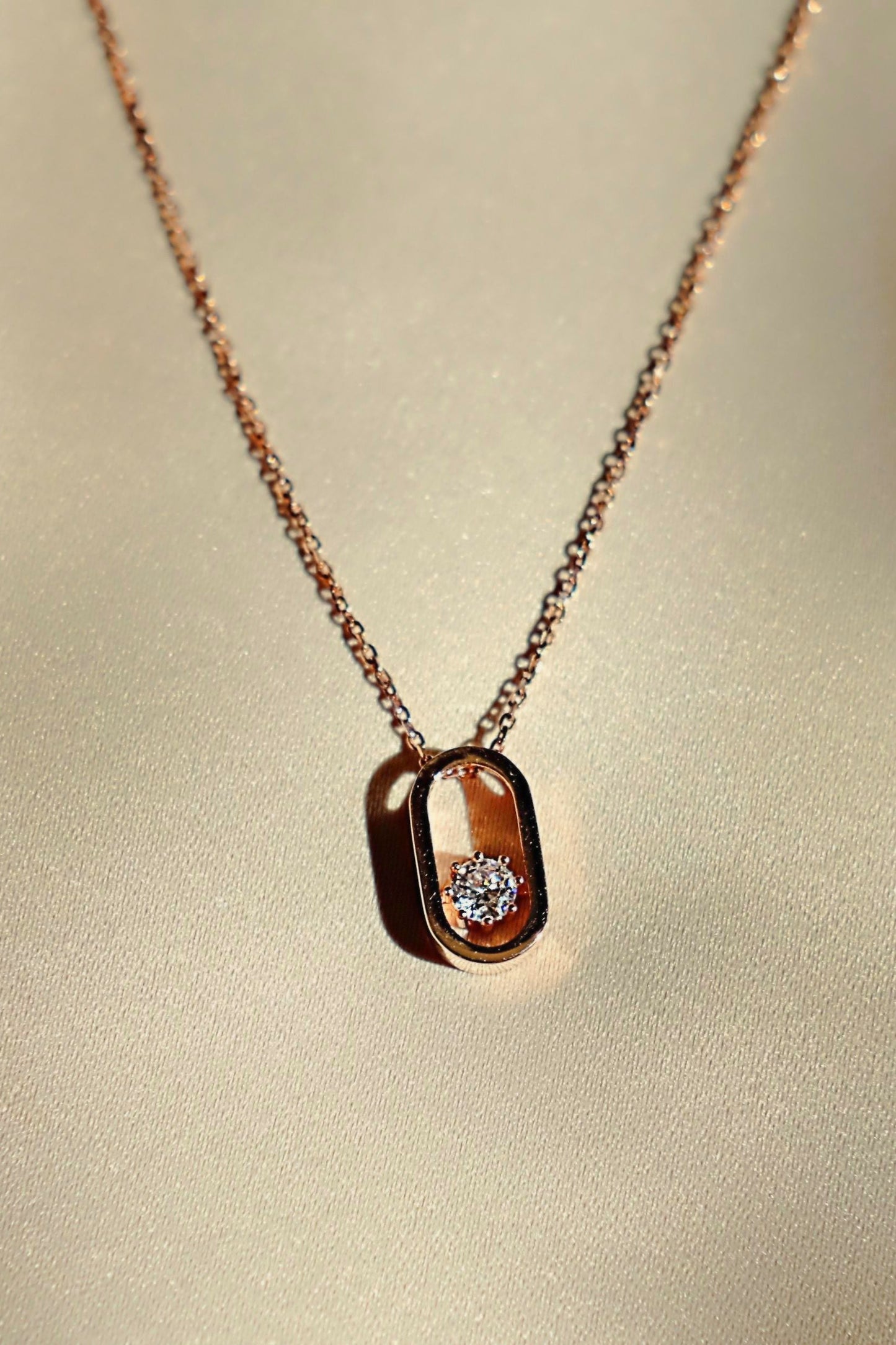 everyday minimal dainty jewelry dalhaejewelry timeless style capsule wardrobe staple minimalist fashion staple fine sterling silver gold vermeil romantic rosegold everyday diamond necklace link delicate cz necklace rose gold