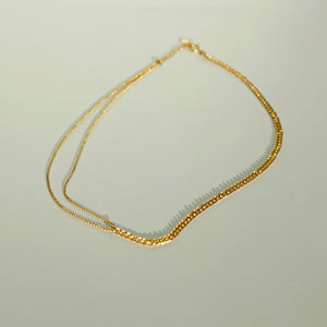 everyday minimal dainty jewelry gold vermeil dalhaejewelry timeless style capsule wardrobe staple minimalist fashion staple link chain necklace
