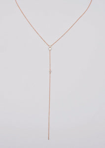 everyday minimal dainty jewelry dalhaejewelry timeless style capsule wardrobe staple minimalist fashion staple fine sterling silver gold vermeil diamond long lariat necklace romantic rosegold diamond necklace delicate